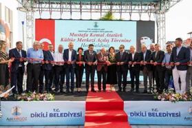 Dikili'de kültür merkezi açılış töreni düzenlendi