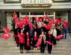 Erzurum Barosu Avukatları 100'üncü yıl için söylediler