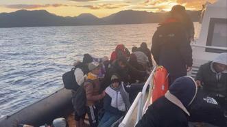 Marmaris'te 37 kaçak göçmen yakalandı