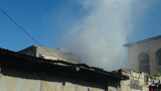 Kilis'te, ev yangını