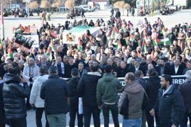 Mardin’de İsrail protestosu