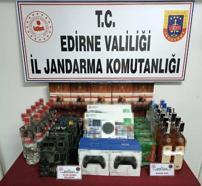Edirne’de durdurulan araçta kaçak içki ve elektronik eşya ele geçirildi