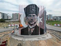 Menemen'e 4 boyutlu Atatürk Anıtı