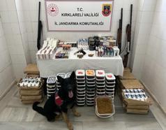 Kırklareli'de jandarmadan kaçakçılık operasyonu; 11 gözaltı