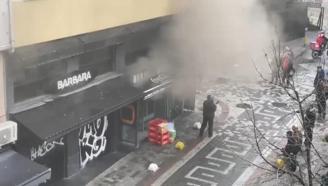 Kadıköy’de iş yerinde yangın paniği