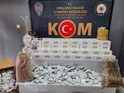 Kırklareli'de kaçak sigara operasyonu: 1 gözaltı