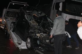 Nevşehir'de buzlanan yolda 14 araç birbirine girdi: 7 yaralı