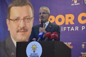 Bakan Uraloğlu, seçim irtibat bürosunun açılışında konuştu