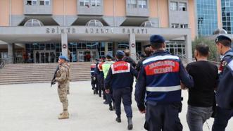 Edirne'deki terör operasyonunda 8 FETÖ ve 5 PKK-KCK üyesi tutuklandı