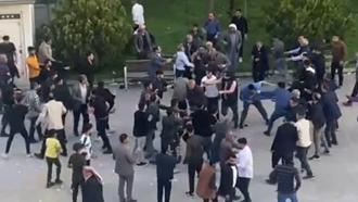 Şanlıurfa’da 15 kişinin gözaltına alındığı muhtarlık kavgası kamerada