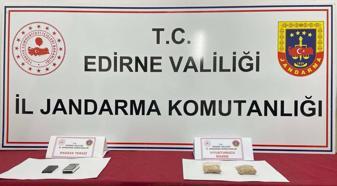 Edirne’de araçta eroin ele geçirildi; 2 gözaltı