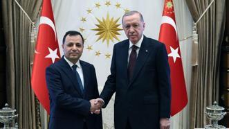 Cumhurbaşkanı Erdoğan, AYM Başkanı'nı kabul etti