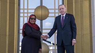 Tanzanya Cumhurbaşkanı Samia Suluhu Hassan Ankara'da