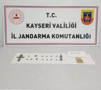 Kayseri'de tarihi eser operasyonu: 1 gözaltı