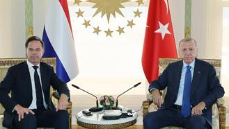 Cumhurbaşkanı Erdoğan Hollanda Başbakanı Rutte'yi kabul etti