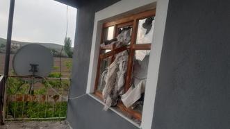 Sivas'ta bir eve yıldırım düştü! Ev böyle zarar gördü