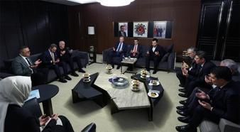 Cumhurbaşkanı Erdoğan Türk Metal Sendikası'na taziye ziyareti gerçekleştirdi
