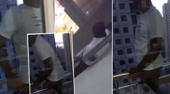 Esenyurt'ta şoke eden görüntü! Rezidansın 18. katından balkonlara atlayarak kaçtı
