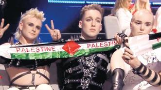 Eurovision’da Filistin protestosu