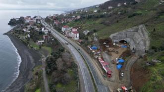 Trabzon'da çalışmalar sürüyor: İlçeler birbirine tünelle bağlanacak