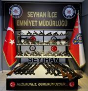 Adana’da 53 ruhsatsız silah ele geçirildi; 8 tutuklama