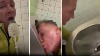 Tuvalet fırçasını yaladı! Alman siyasetçinin skandal görüntüleri sızdı