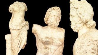 Aspendos’ta yeni keşif Zeus ve Aphrodite