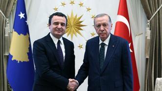 Cumhurbaşkanı Erdoğan, Kurti'yi kabul etti