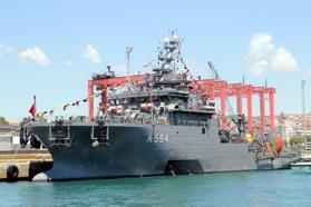 TCG AKIN gemisi, Tekirdağ'da halkın ziyaretine açıldı