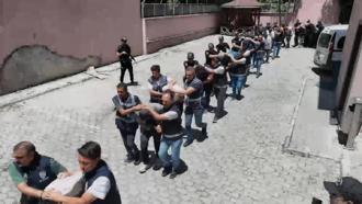 Konya'da  102 kişi yakalandı