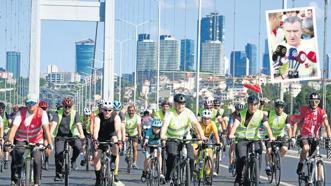 15 Temmuz’dan Gazze’ye özgürlük için pedal çevirdiler