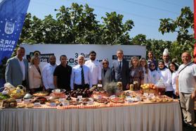 Bursa 3'üncü Uluslararası Gastronomi Festivali'nin lansmanı incir bahçesinde yapıldı