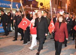 Karadeniz'de fener alayı ve kabul törenleri düzenlendi