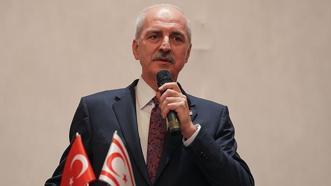 Meclis Başkanı Kurtulmuş: Kıbrıs Adası'nda iki toplumlu bir seçenekten başka hiçbir seçim yolu kalmamıştır