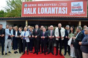 Serik'te Halk Lokantası açıldı