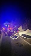Nevşehir'de otomobil takla attı: 4 yaralı