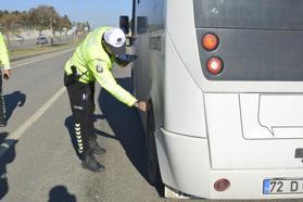 Batman’da kış lastiği denetimi