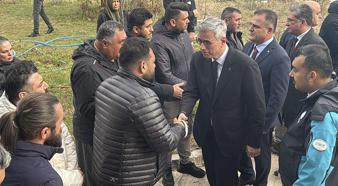 Bakan Memişoğlu, helikopter kazasında hayatını kaybedenlerin ailelerine taziyede bulundu