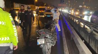 Avcılar'da bariyere çarpan motosikletteki polis yaşamını yitirdi