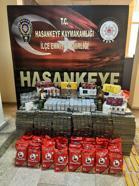 Hasankeyf'te 9290 paket kaçak sigara ele geçirildi