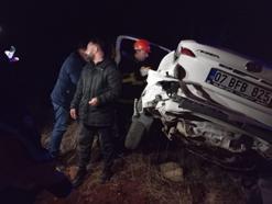 Mardin’de otomobil tarlaya uçtu; 5 yaralı