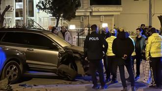 Edirne'deki trafik kazasında 5 araç zarar gördü