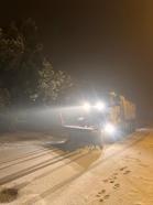 Mersin'de karla mücadele çalışması sürüyor