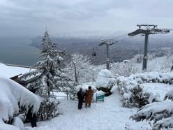 Ordu'da kar yağışı eğlenceye dönüştü