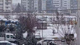 Diyarbakır'da kar yağışı