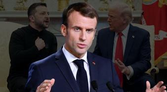 Son dakika: Macron'dan Trump ve Zelenskiy kavgası için ilk açıklama