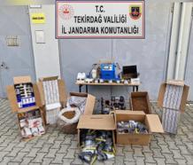 Tekirdağ'da 100 bin makaron ele geçirildi