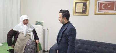 Kaymakam Erciyas’dan şehit annesine ziyaret