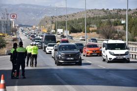 Kırıkkale'de bayram trafiği denetimi