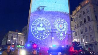 İstanbul - Polis Teşkilatı’nın 180’inci kuruluş yıldönümü Galata Kulesi’nde kutlandı